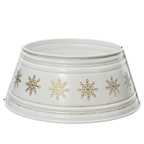 BASE ALBERO METALLO H.27CM. BIANCO